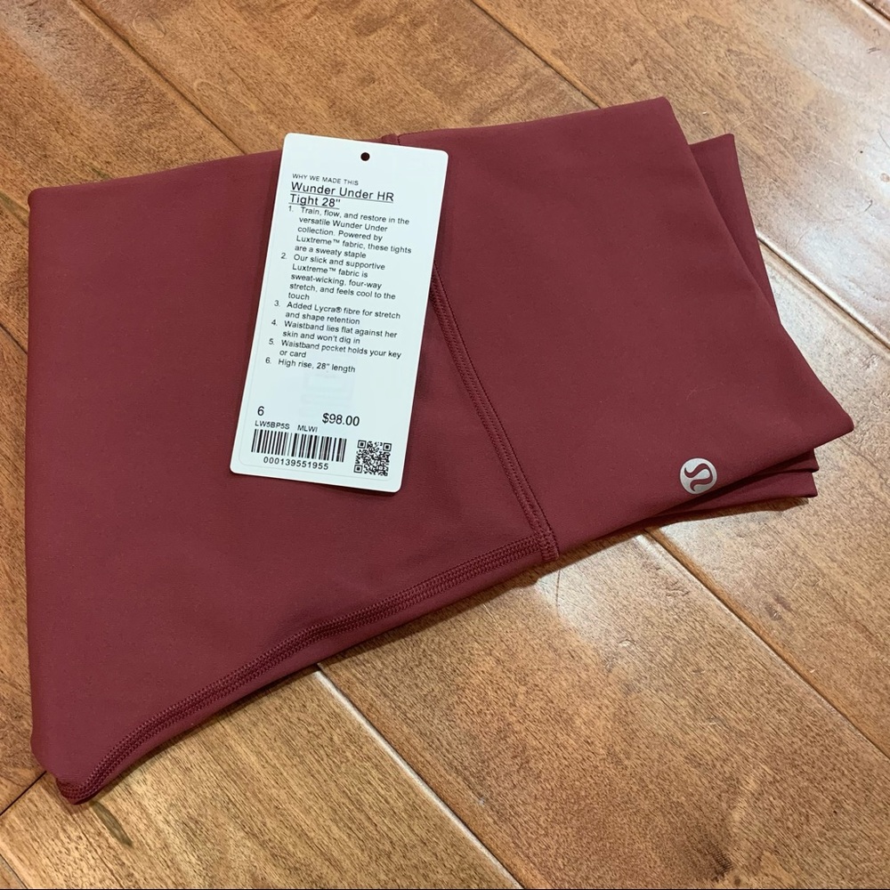 Lululemon Wunder Unders BRAND NEW!